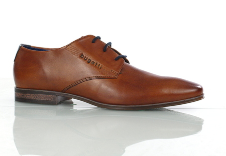 Męskie brązowe buty wizytowe BUGATTI 311A311O-4100 (1)
