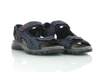 Granatowe sandały męskie skórzane - MANITU 610008-05 (2)