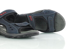 Granatowe sandały męskie skórzane - MANITU 610008-05 (3)