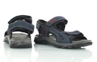Granatowe sandały męskie skórzane - MANITU 610008-05 (4)
