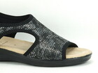 Elastyczne sandały damskie - Sanital Flex 8056.17 czarne (2)