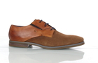 Zamszowe Męskie brązowe buty wizytowe BUGATTI 312ADJ01-1400 (1)