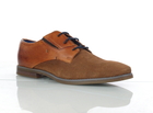 Zamszowe Męskie brązowe buty wizytowe BUGATTI 312ADJ01-1400 (3)