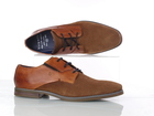 Zamszowe Męskie brązowe buty wizytowe BUGATTI 312ADJ01-1400 (5)