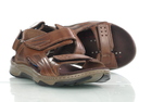 Sandały męskie skórzane - PEGADA 132207-02 brązowe (3)