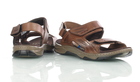 Sandały męskie skórzane - PEGADA 132207-02 brązowe (4)