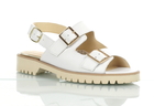Damskie białe sandały skórzane - GAMIS 7104 białe lico (4)