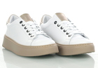 Białe buty damskie sportowe sneakersy LaVia Hanza 54 E-24/złoto (2)