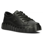 Czarne  sneakersy damskie skórzane Filippo DP 4670/23 BK (4)