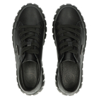 Czarne  sneakersy damskie skórzane Filippo DP 4670/23 BK (3)