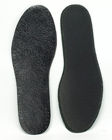 Wkładki do butów skóra + lateks - czarne AKS