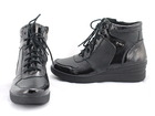 Obuwie damskie ocieplone - sneakersy - HELIOS 597 czarny (3)