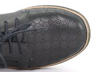 Czarne Damskie buty wiązane - HELIOS 328S  (5)