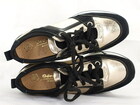 Czarno - złote buty damskie Sneakersy - Góral 1503  (4)