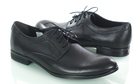 Czarne Męskie buty do garnituru Góral M018, czarne buty wizytowe (3)