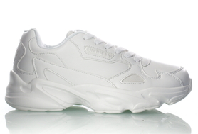 Białe damskie buty sportowe AMERICAN CLUB ES 82/22, białe sneakersy damskie 