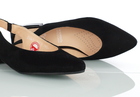 Czarne sandały damskie na płaskiej podeszwie BioEco by Arka 3857/26+83+2220 (3)