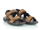 Brązowe sandały męskie skórzane - KRISBUT 1226-3-9 (2)