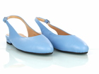 Niebieskie sandały damskie skórzane - ANDY 570  (2)