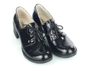 Czarne lakierowane pantofle damskie VENEZIA 012-611 (3)
