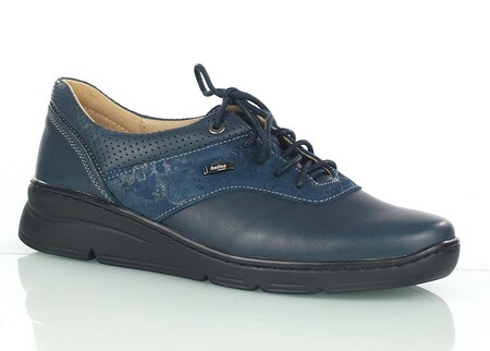 Granatowe damskie buty sznurowane - HELIOS 396 (1)