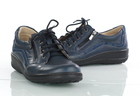 Granatowe damskie buty sznurowane - HELIOS 411 (2)