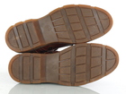 brązowe męskie zimowe buty skórzane z ociepleniem MANITU 660037-02, męskie trzewiki botki zimowe, brązowe trzewiki zimowe, 