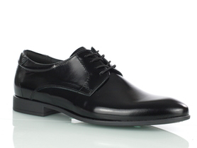 Klasyczne czarne męskie buty wizytowe do garnituru - TUR 521/2/F1
