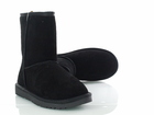 damskie buty zimowe emu, czarne zamszowe emu zimowe, Bardzo ciepłe buty damskie Kelara K21209
