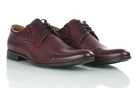 Bordowe męskie buty wizytowe do garnituru - Conhpol A045/1920 (4)